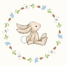 Bashful Beige Bunny for Babies