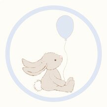 Bashful Blue Bunny for Babies