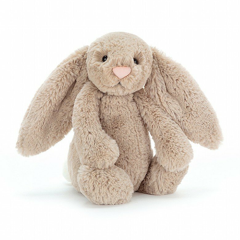 Bashful Beige Bunny Soft Toy