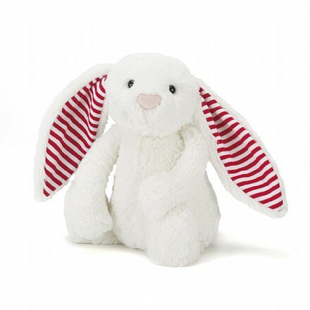 Bashful Candy Stripe Bunny Soft Toy