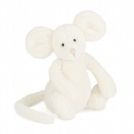 Bashful Cream Mouse Soft Toy
