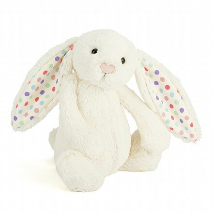 Bashful Dot Bunny Soft Toy