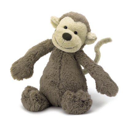 Bashful Monkey Soft Toy