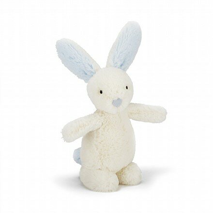 Bobtail Bunny Blue Rattle