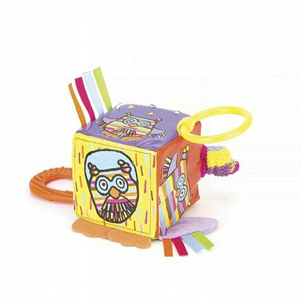 Hoot Teether Cube Activity Toy