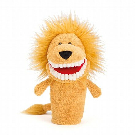 Toothy Lion Hand Puppet Puppets