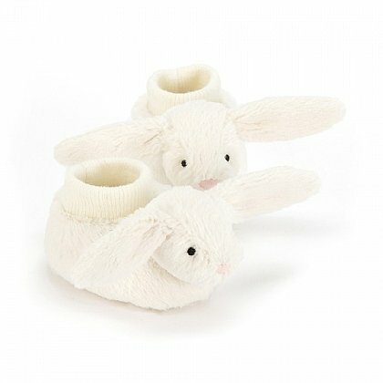 Bashful Cream Bunny Booties