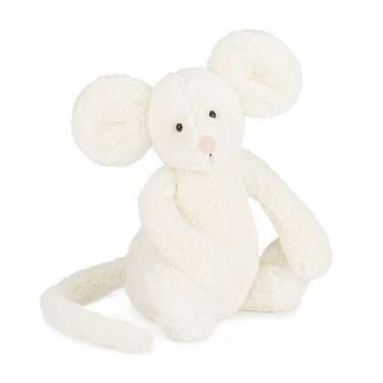 Bashful Cream Mouse Soft Toy