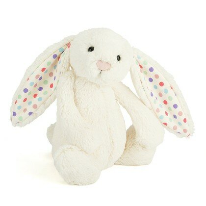 Bashful Dot Bunny Soft Toy