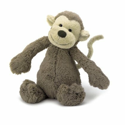 Bashful Monkey Soft Toy