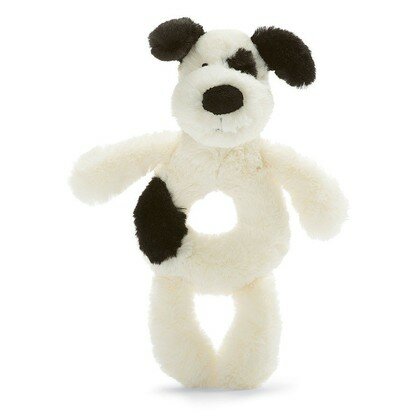Bashful Black & Cream Puppy Grabber