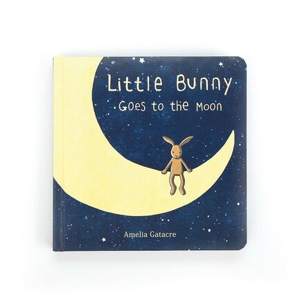 Little Bunny Goes to the Moon Book