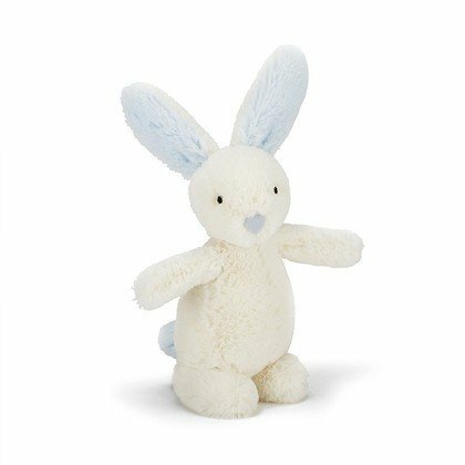 Bobtail Bunny Blue Rattle