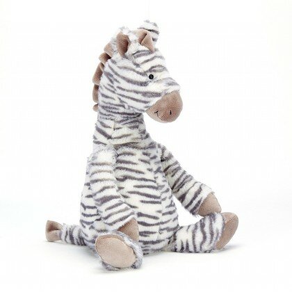 Fluffles Zebra Soft Toy