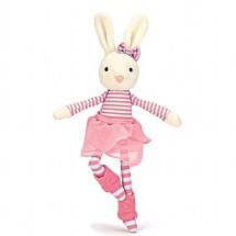 Jazzy Jiver Cream Bunny Soft Toy