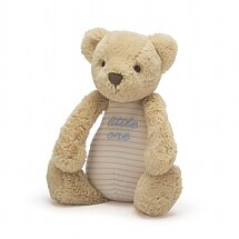 Little One Bear Blue Soft Toy