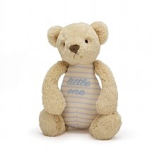 Little One Bear Blue Rattle