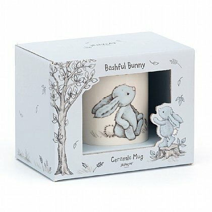 Bashful Blue Bunny Mug