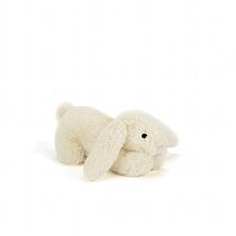 Pipsqueak Cream Bunny Squeaker Toy