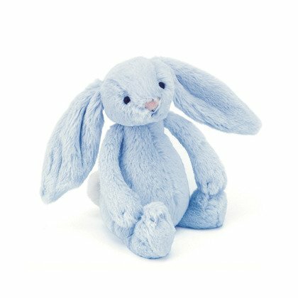 Bashful Blue Bunny Rattle