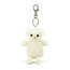 Bashful owl keyring bak12wl