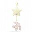 Bashful pink bunny star musical pull bams4bp