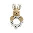 Puff blue bunny ring rattle bpr6b