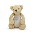 Little one bear blue rattle lobr4b