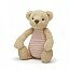 Little one bear pink rattle lobr4p